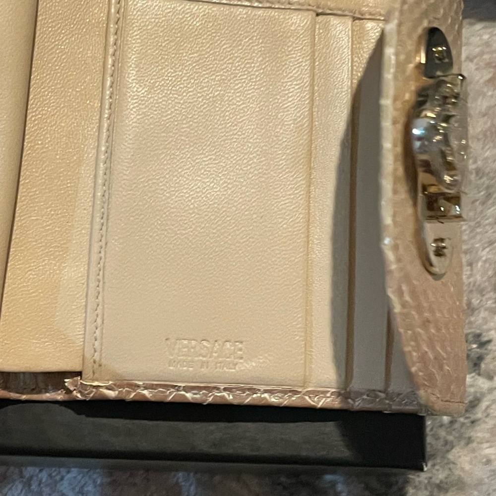 Versace Metallic Python Medusa Wallet Wallet - image 3